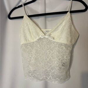 SHEIN White Lace Camisole
